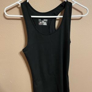 Black Fitted Athletic Tank Top (M)